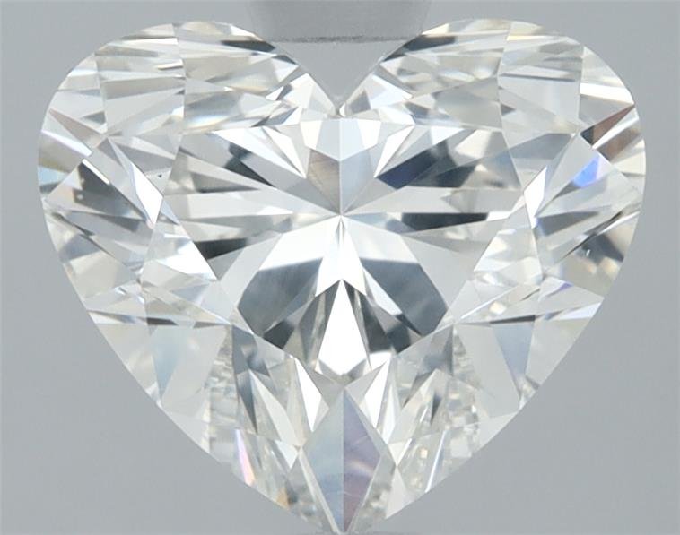 2.03ct H SI1 Rare Carat Ideal Cut Heart Diamond