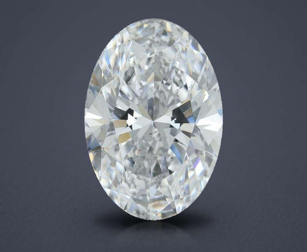 3.90 Carat Oval Lab Diamond