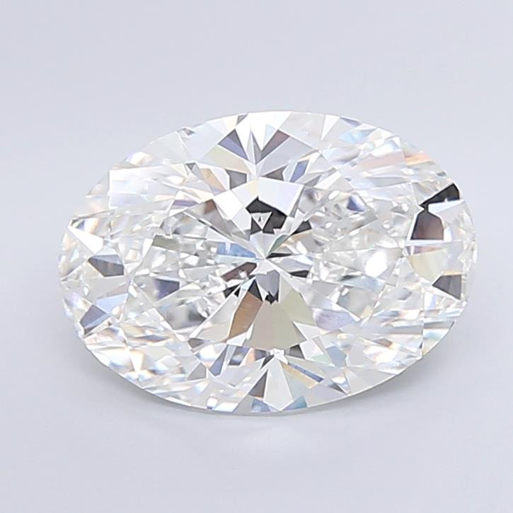 6.53ct E VVS2 Very Good Cut Oval Lab Grown Diamond