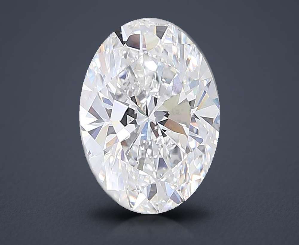 6.53 Carat Oval Lab Diamond
