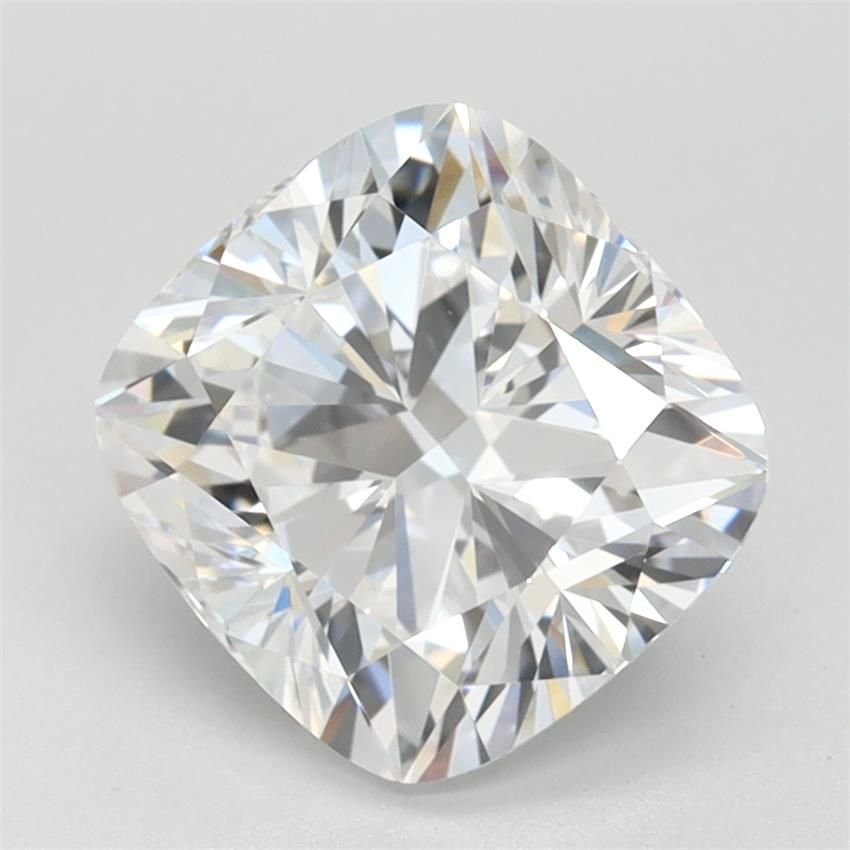 2.14ct D VVS1 Rare Carat Ideal Cut Cushion Lab Grown Diamond