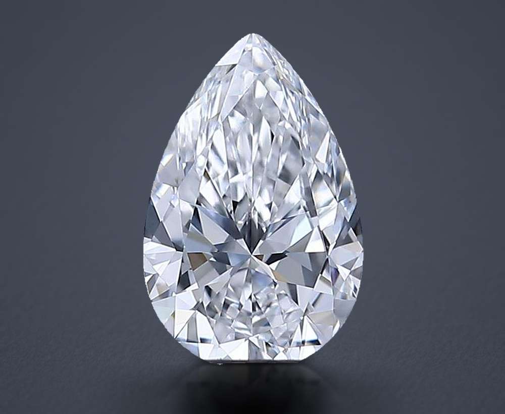 0.51 Carat Pear Lab Diamond
