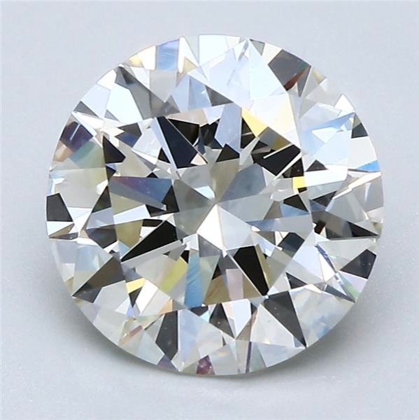 3.02ct K VVS2 Excellent Cut Round Diamond