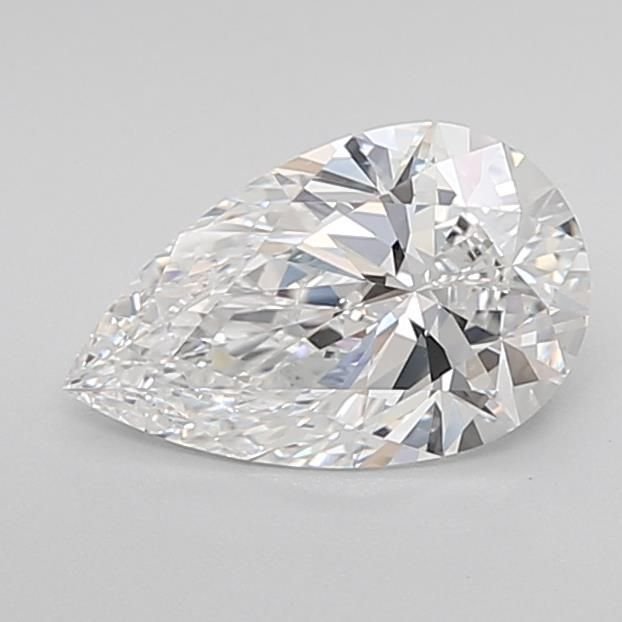 1.59ct E VVS2 Rare Carat Ideal Cut Pear Lab Grown Diamond