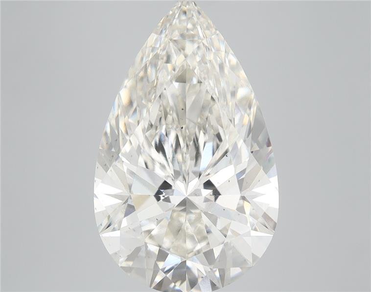 5.23ct H VS2 Rare Carat Ideal Cut Pear Lab Grown Diamond