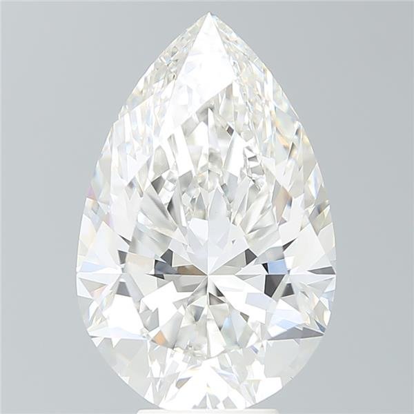 7.56ct G VS1 Rare Carat Ideal Cut Pear Lab Grown Diamond