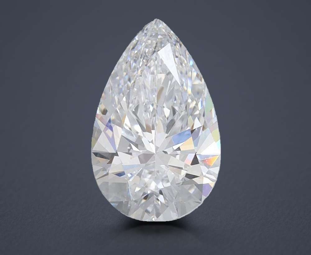1.25 Carat Pear Lab Diamond
