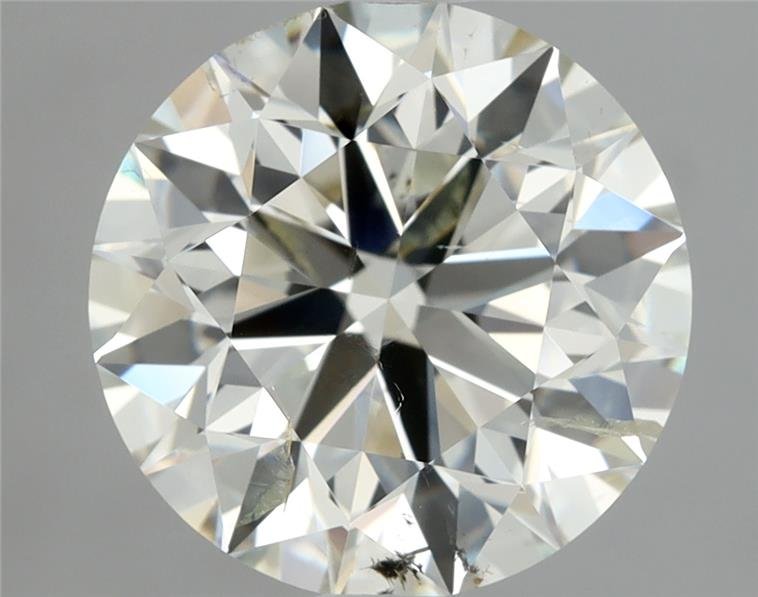 2.04ct J SI2 Rare Carat Ideal Cut Round Diamond