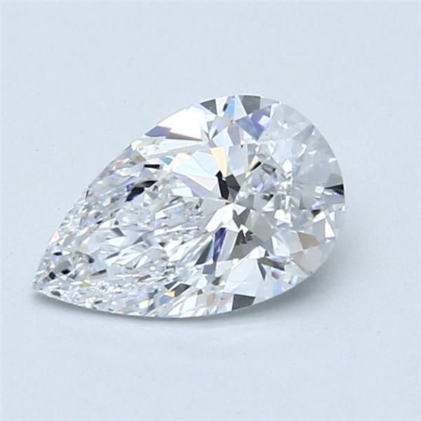 1.11ct D VVS2 Rare Carat Ideal Cut Pear Lab Grown Diamond