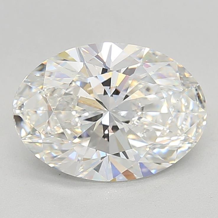 2.61ct F VS1 Rare Carat Ideal Cut Oval Lab Grown Diamond