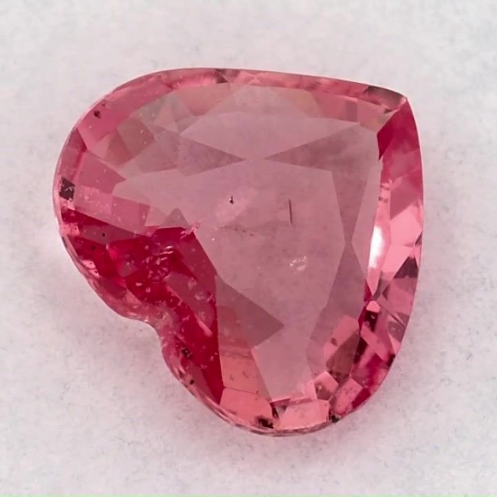 1.42 Carat Pink Heart Sapphire