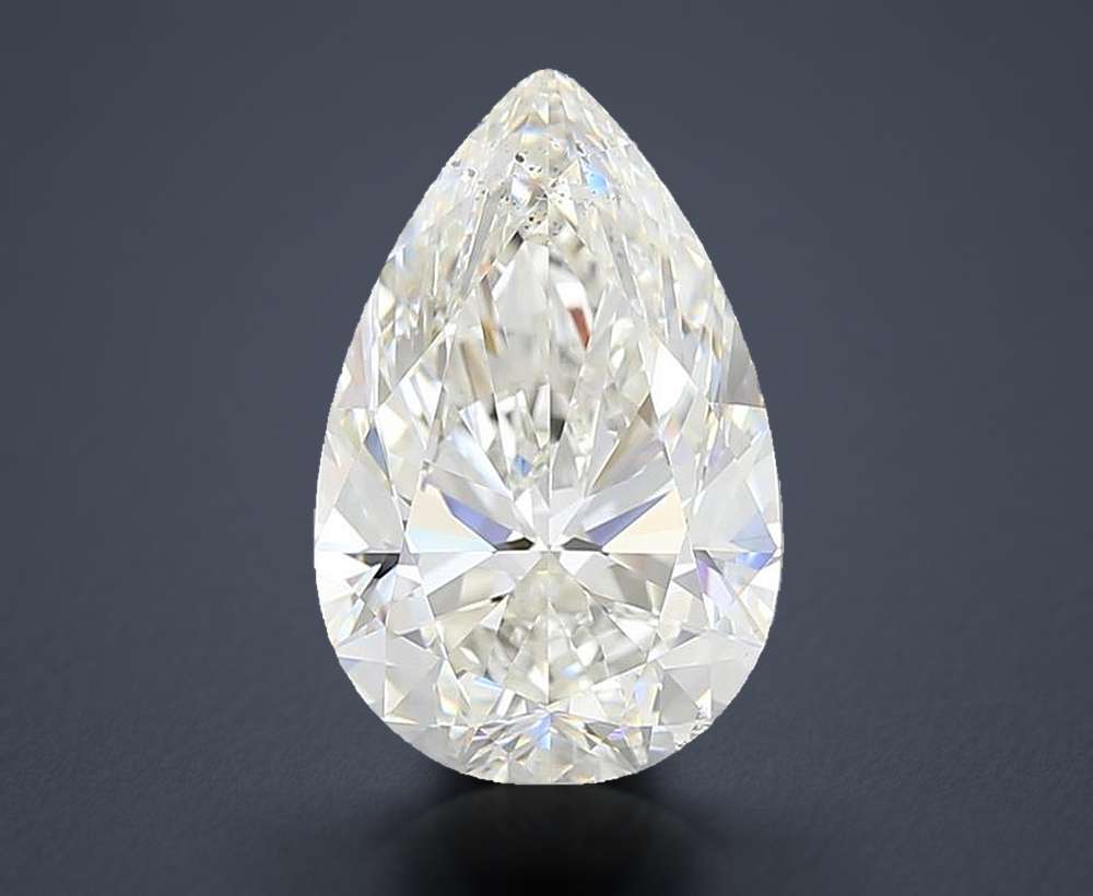 3.50 Carat Pear Natural Diamond