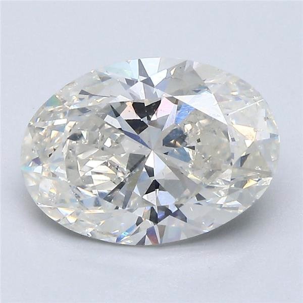 2.51ct I SI2 Rare Carat Ideal Cut Oval Diamond