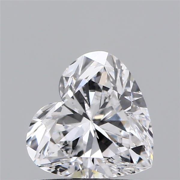 0.86ct D VS1 Rare Carat Ideal Cut Heart Lab Grown Diamond