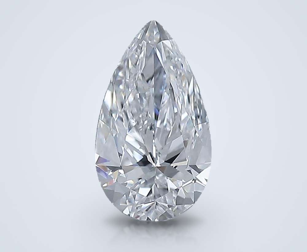 0.90 Carat Pear Natural Diamond