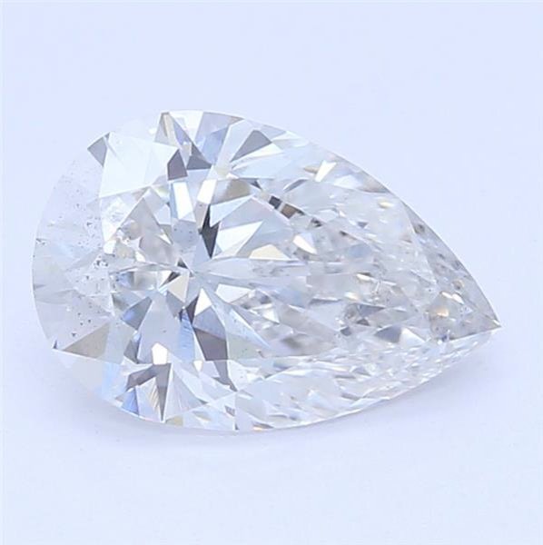 0.54ct E SI1 Rare Carat Ideal Cut Pear Lab Grown Diamond