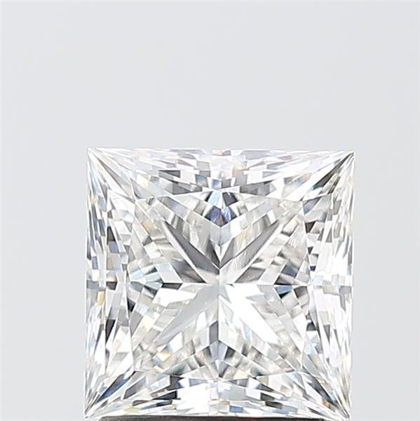 2.09ct F VVS2 Rare Carat Ideal Cut Princess Lab Grown Diamond
