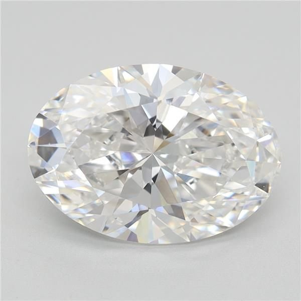 3.58ct D VVS2 Rare Carat Ideal Cut Oval Lab Grown Diamond