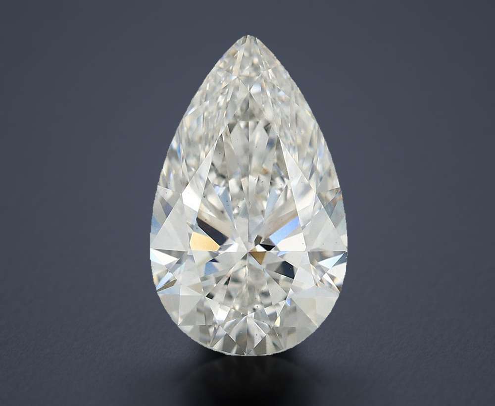 5.34 Carat Pear Lab Diamond