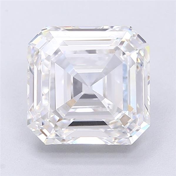 4.08ct E VS1 Rare Carat Ideal Cut Asscher Lab Grown Diamond