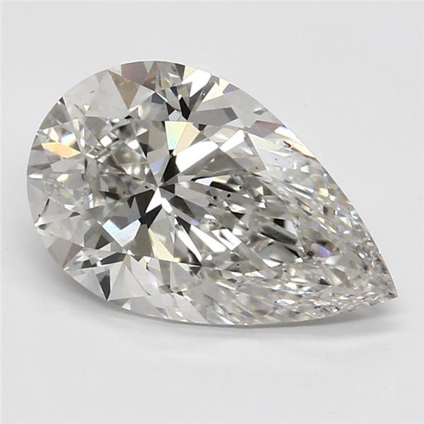 3.34ct G VS2 Rare Carat Ideal Cut Pear Lab Grown Diamond