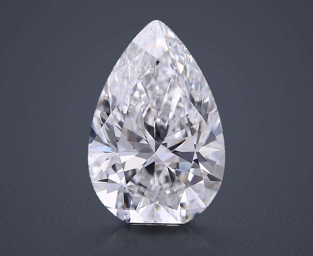 3.63 Carat Pear Lab Diamond