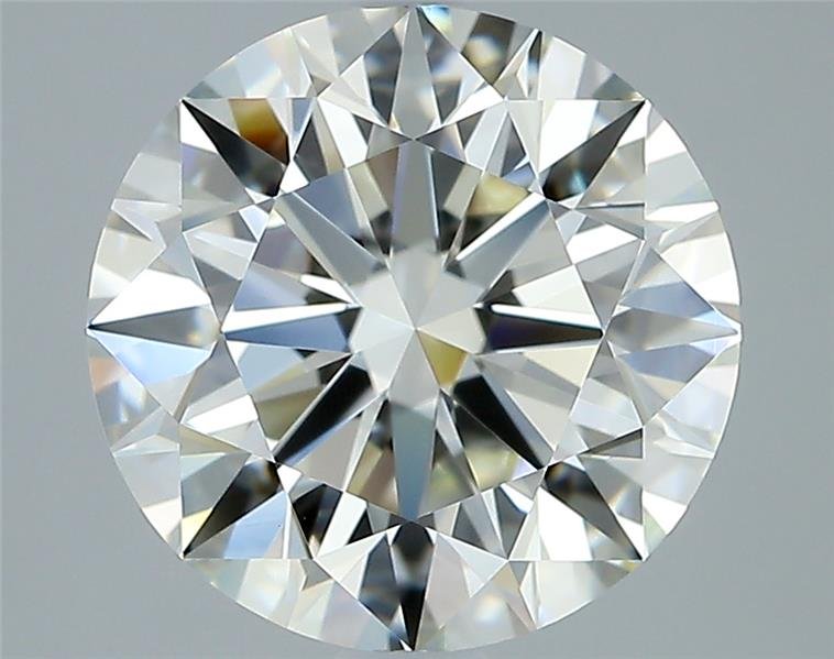 2.80ct K VVS2 Rare Carat Ideal Cut Round Diamond