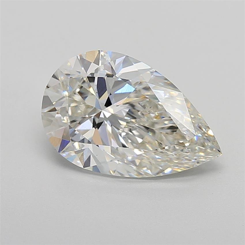 3.08ct G VS1 Rare Carat Ideal Cut Pear Lab Grown Diamond