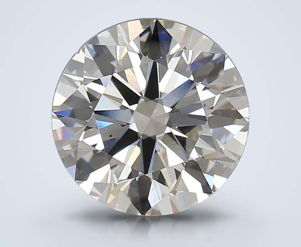 3.90 Carat Round Lab Diamond