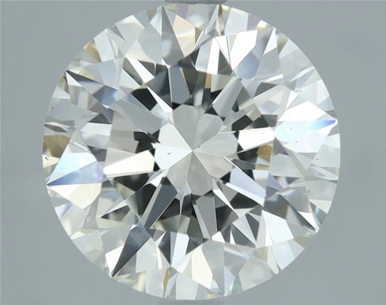 3.04ct J VS1 Rare Carat Ideal Cut Round Diamond