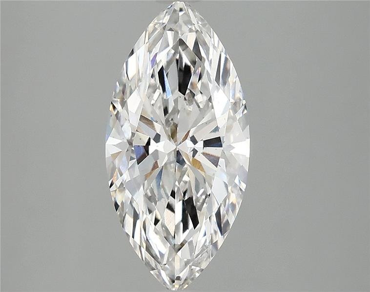 2.01ct F VS2 Rare Carat Ideal Cut Marquise Lab Grown Diamond