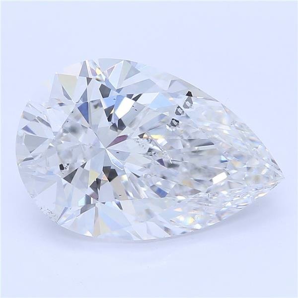 2.01ct E SI2 Rare Carat Ideal Cut Pear Lab Grown Diamond