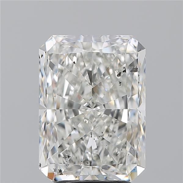 3.55ct I SI2 Rare Carat Ideal Cut Radiant Diamond