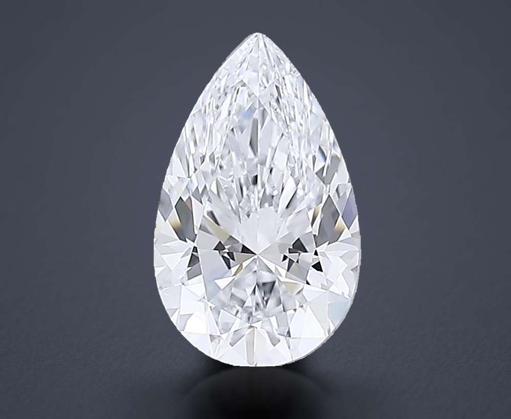 2.08 Carat Pear Lab Diamond