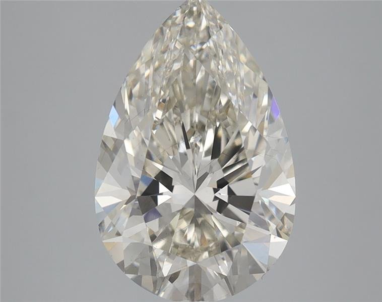 3.05ct I VS2 Rare Carat Ideal Cut Pear Lab Grown Diamond