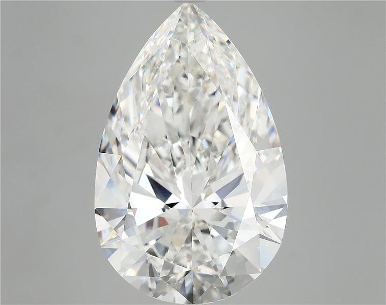 10.18ct F VVS2 Rare Carat Ideal Cut Pear Lab Grown Diamond