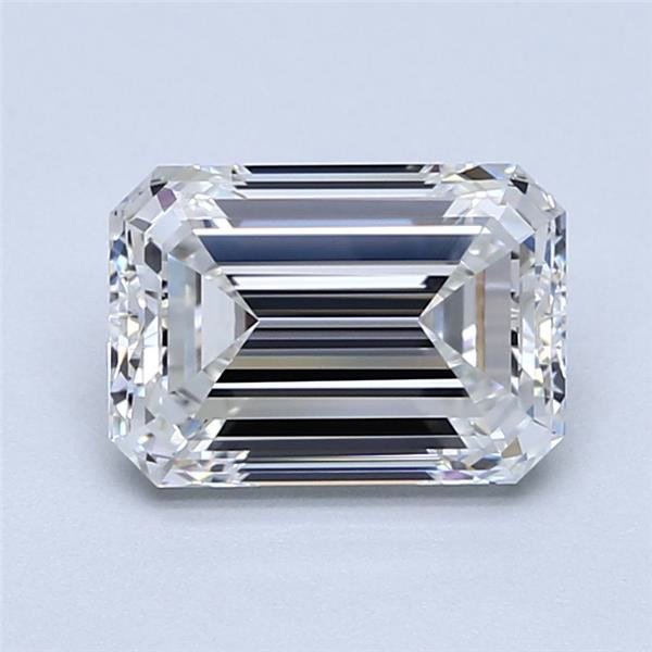 1.73ct G IF Rare Carat Ideal Cut Emerald Diamond