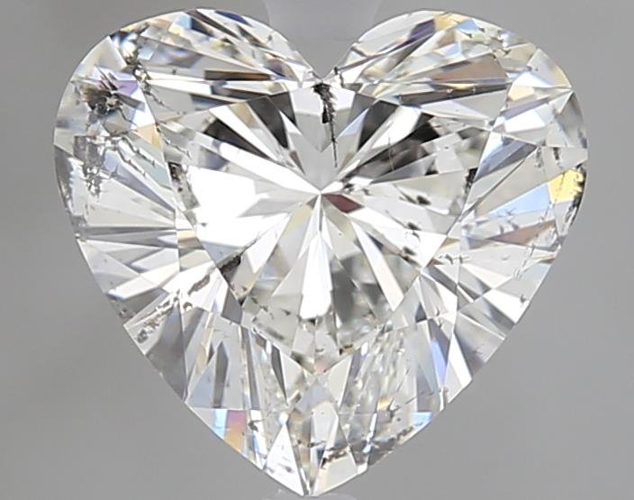 2.05ct G SI2 Rare Carat Ideal Cut Heart Diamond