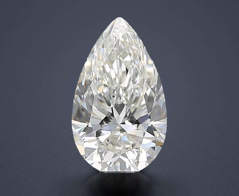 0.92 Carat Pear Natural Diamond