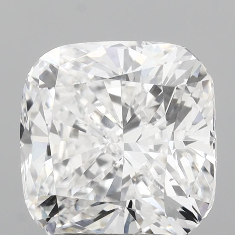 2.59ct E VS1 Rare Carat Ideal Cut Cushion Lab Grown Diamond