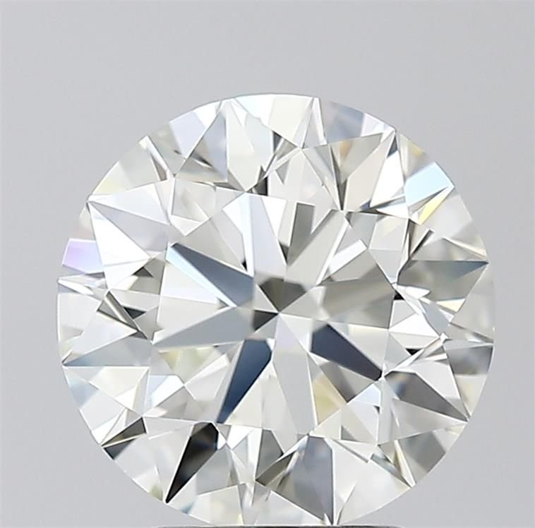 3.20ct J VVS2 Excellent Cut Round Diamond
