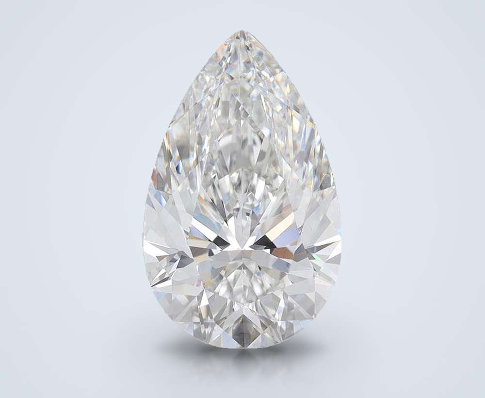 5.77 Carat Pear Lab Diamond