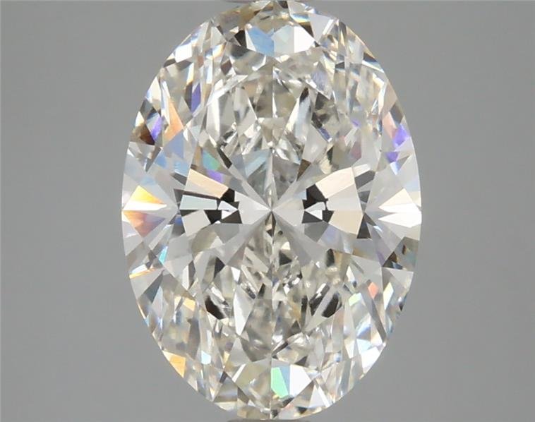 2.83ct H VS1 Rare Carat Ideal Cut Oval Lab Grown Diamond