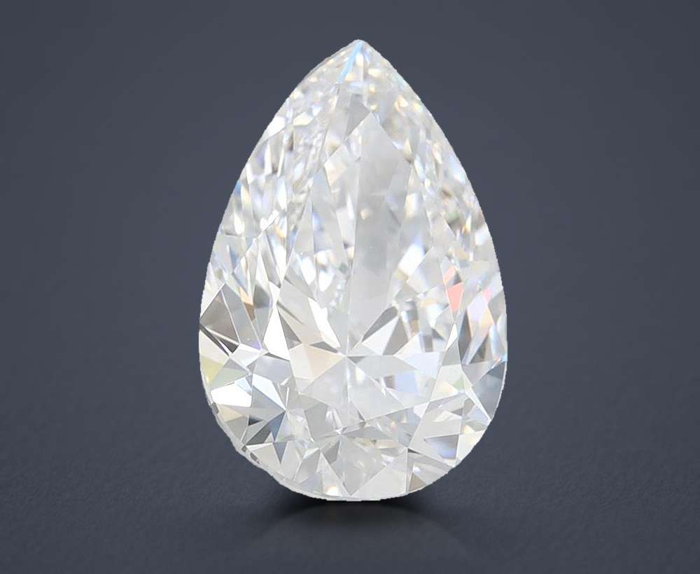 3.00 Carat Pear Lab Diamond