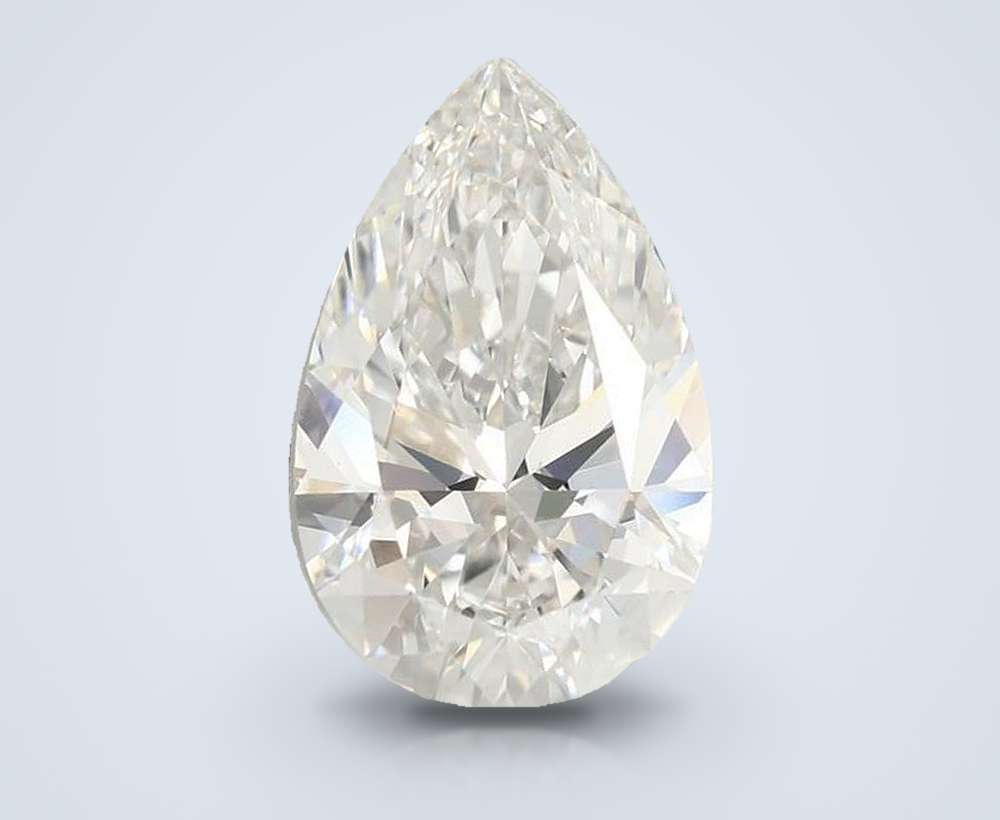 4.00 Carat Pear Lab Diamond