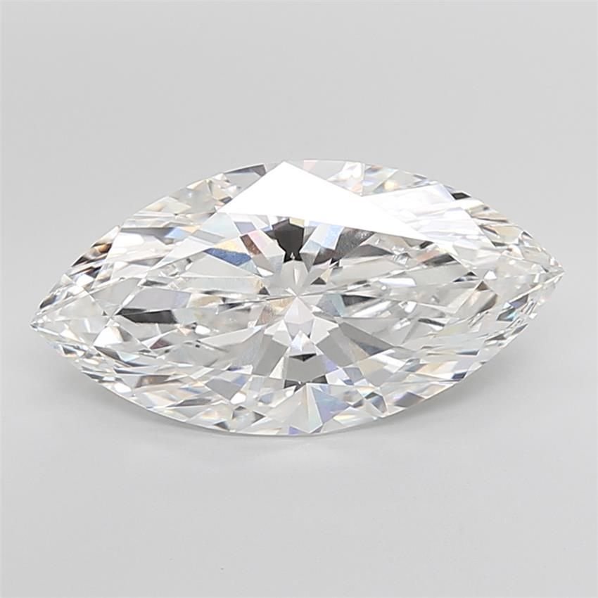 7.04ct F VVS2 Rare Carat Ideal Cut Marquise Lab Grown Diamond