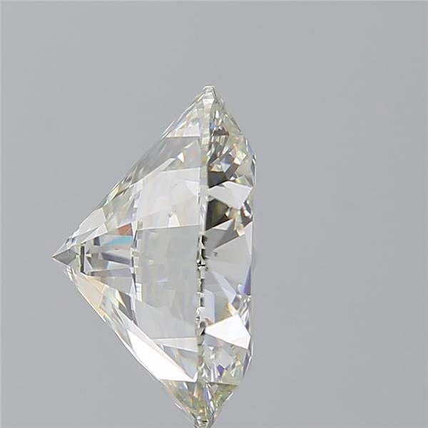 7.01ct I SI2 Rare Carat Ideal Cut Round Diamond