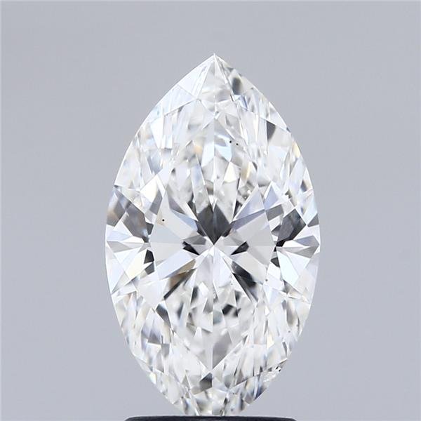 2.25ct F SI1 Rare Carat Ideal Cut Marquise Lab Grown Diamond
