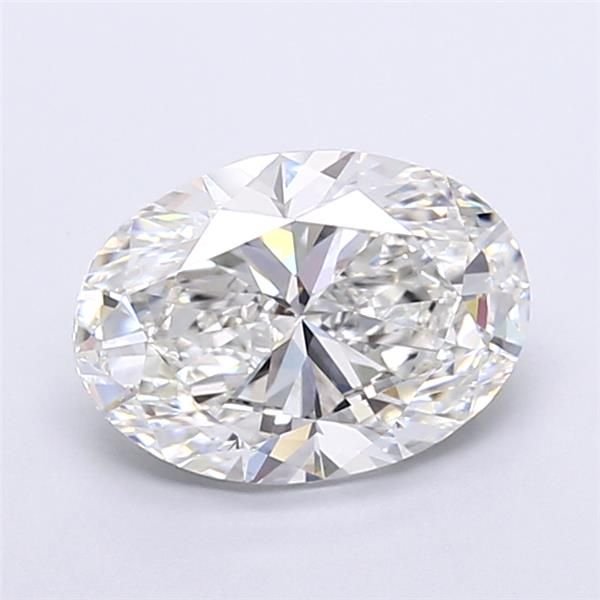 4.59ct F VVS2 Rare Carat Ideal Cut Oval Lab Grown Diamond