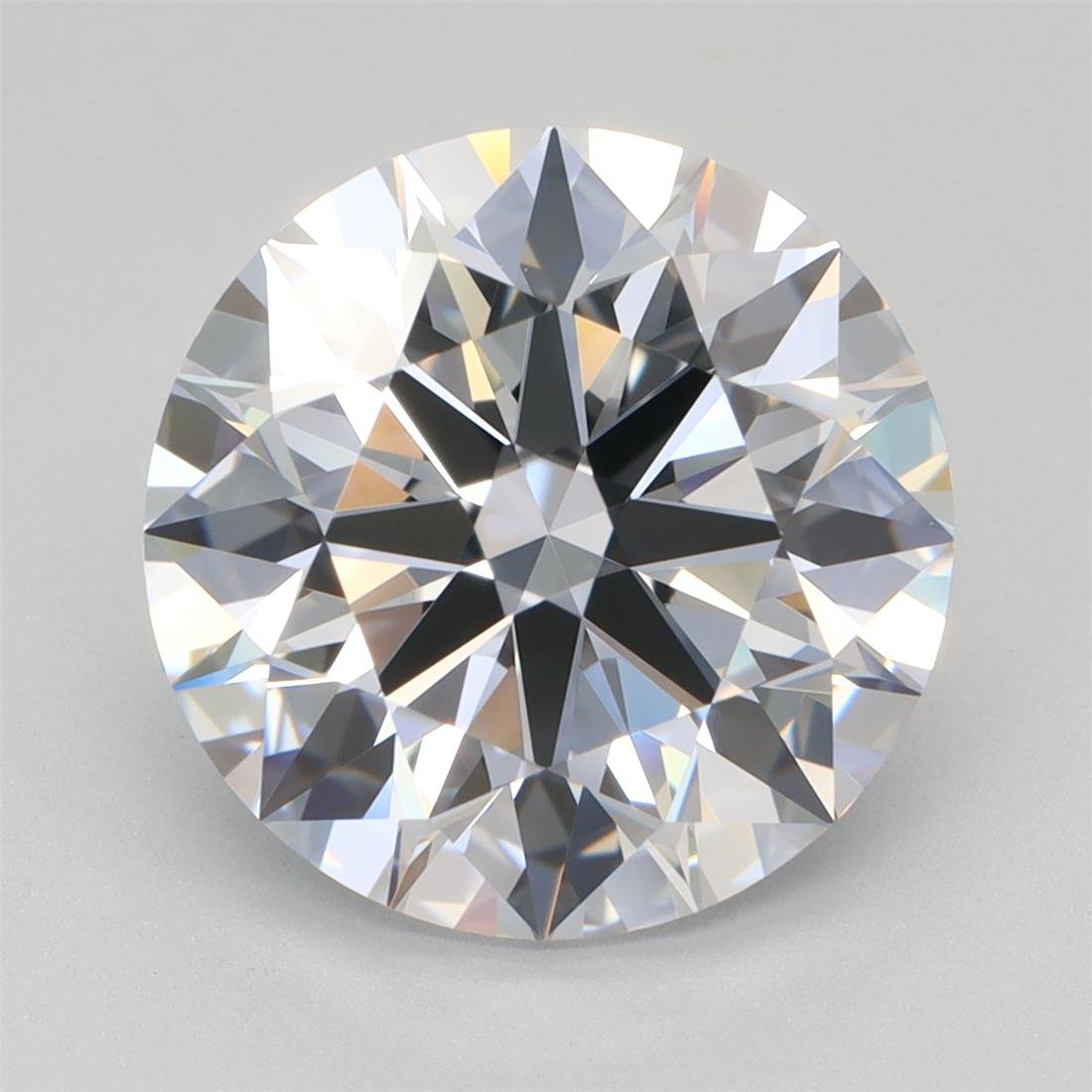 3.72ct F VVS2 Rare Carat Ideal Cut Round Lab Grown Diamond